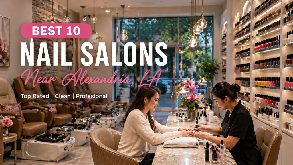 Best 10 nail salon near Alexandria LA